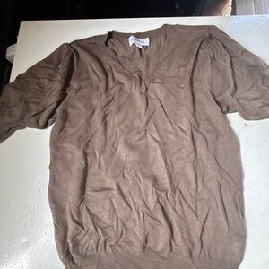 Evereve Tan Knit Top